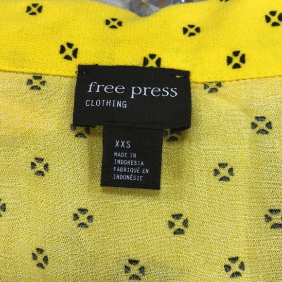 Free Press Notch Collar Surplice Long Sleeve Top - Picture 3 of 6